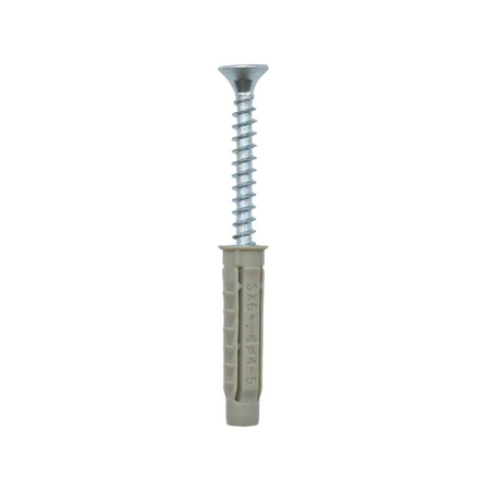 Комплект креп. V6 4.5х40 винт+дюбель (уп.100шт) DKC CM06522