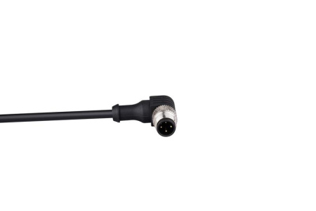 Кабель соединительный 2м со штепселем M12х4 90град. ПВХ IP68 EMAS SKM12F4DXV2