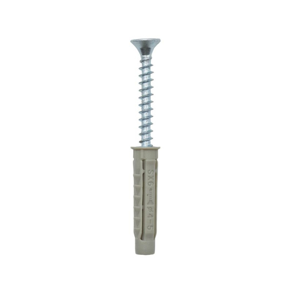 Комплект креп. V6 4.5х40 винт+дюбель (уп.100шт) DKC CM06522