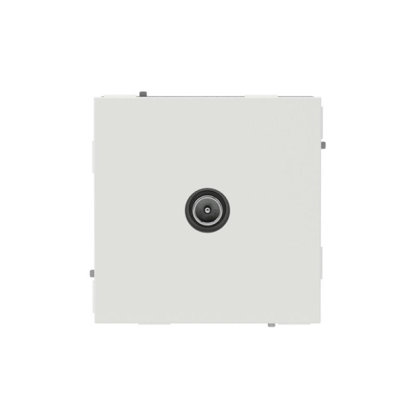Розетка телевизионная проходная TV KANT бел. песок DKC 7010513