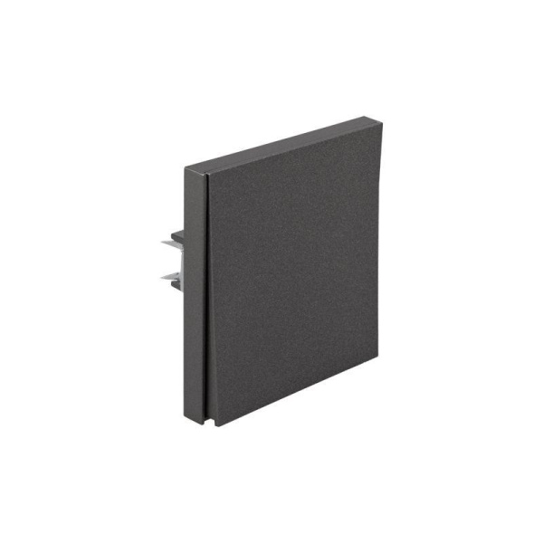 Выключатель проходной (переключатель) 1-кл. СП STRONG MIELE 10А графит Kranz KR-78-0708-6