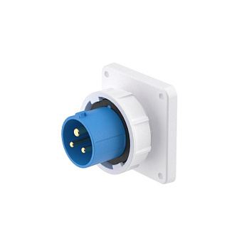 Вилка скрыт. уст. прямая 16А 2P+E 250В IP67 DKC DIS2481693