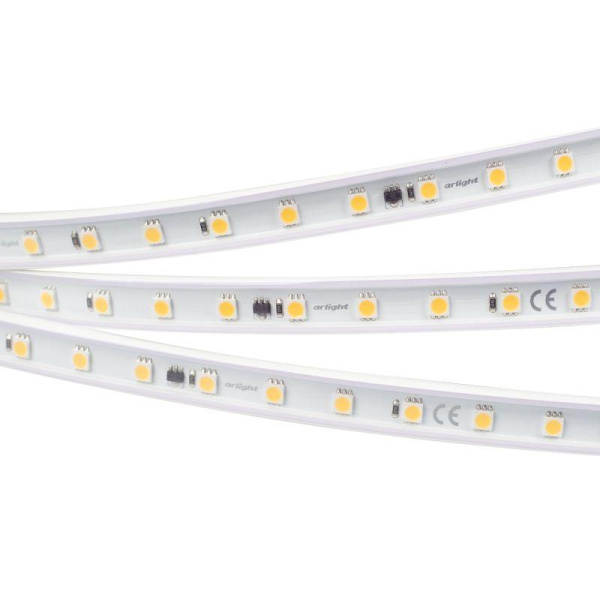 Лента светодиодная ARL-PV-B54-15.5mm 230V White 6000К 8Вт/м IP65 5060 герметичная (уп.50м) Arlight 027056(2)