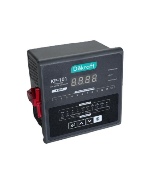 Регулятор реактивной мощности КР-101 380В АС 8 ступеней RS485 DEKraft 50582DEK