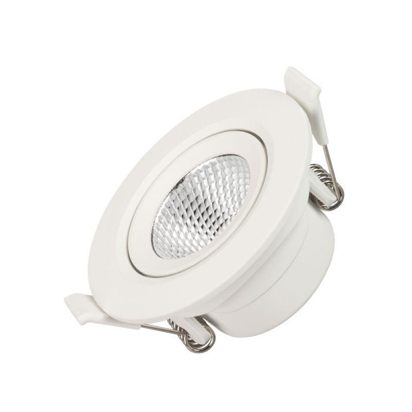 Светильник светодиодный LTD-POLAR-TURN-R80-5W Warm3000 WH 36 deg IP20 230В пластик Arlight 032857