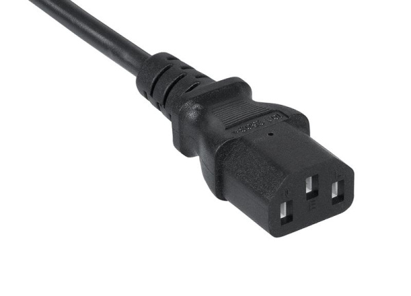 Кабель питания PC-186-VDE-3M компьютера (Schuko+C13) (3х0.75) 3м Cabeus 2101k