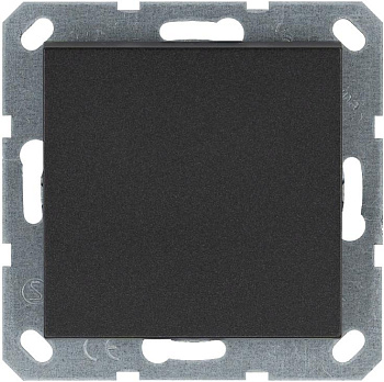 Кнопка звонка 1-кл. 10А IP20 механизм антрацит Jasmart G3010B