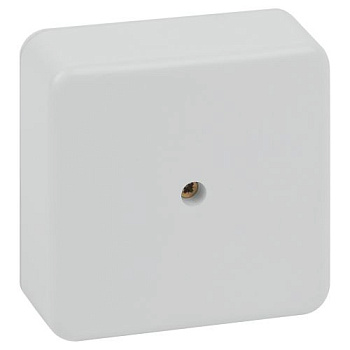 Коробка распаячная 75х75х28мм без клеммы IP40 бел. BS-W-75-75-28 Эра Б0058704
