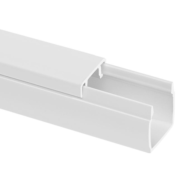 Кабель-канал 12х12 L2000 пластик бел. TOKOV ELECTRIC TKE-KK-12-12-2000-WH