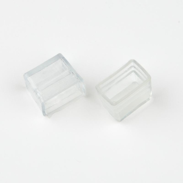 Зажим изолирующий UCW-N01 CLEAR 025 POLYBAG для светодиодных лент ULS-N01 NEON 12В 6х12мм (заглушка) прозр. (уп.25шт) Uniel UL-00009274