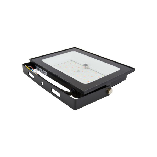 Прожектор светодиодный ULF-F60-50W/RGB IP65 200-240В мультиколор пульт ДУ BLACK Uniel UL-00011855