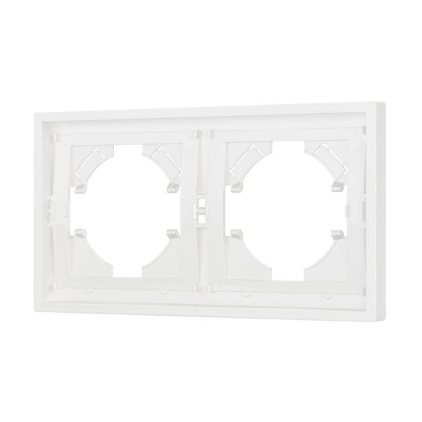 Рамка 2-м FRM-TENDO-SFPL-2-WH пластик. бел. Arlight 054649