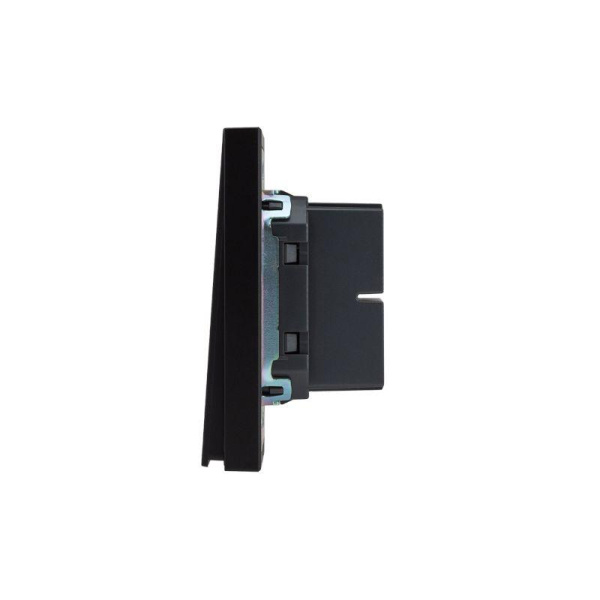 Переключатель перекрестный 2-кл. СП STRONG 10А антрацит Kranz KR-78-0733-5