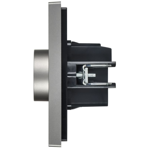 Термостат электронный FORTE&PIANO FP552 с индикацией сталь IEK FP-RT11-K46
