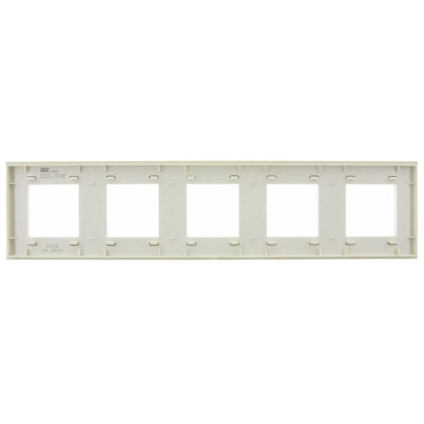 Рамка 5-м SKANDY SK-F25B стекло беж. IEK SK-M52-G-K10