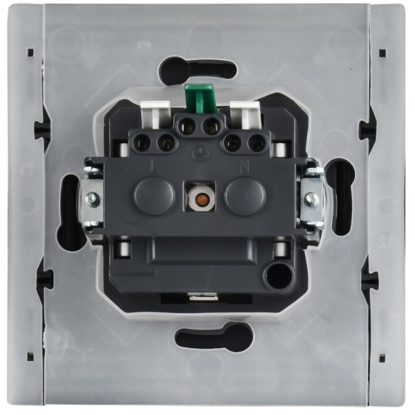 Розетка 1-м СП FORTE&PIANO FP221M 16А IP44 с заземл. защ. шторки с крышкой винтовое крепление бел. IEK FP-R16-16-44-M-K01