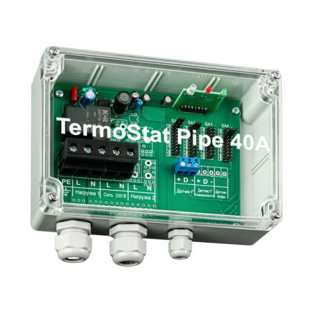 Терморегулятор TermoStat Pipe 40А IP65 Rexant 51-0841