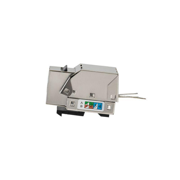 Модуль Keystone Jack RJ-45(8P8C) FTP экранир. кат.5e тип 90град. PRO Rexant 02-0072