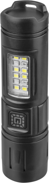 Фонарь светодиодный ручной 90 910 OPT-CP13-ACCU пласт.1LED 1Вт+8SMDбел+4SMDкр 7реж. IPХ4 ОНЛАЙТ 90910