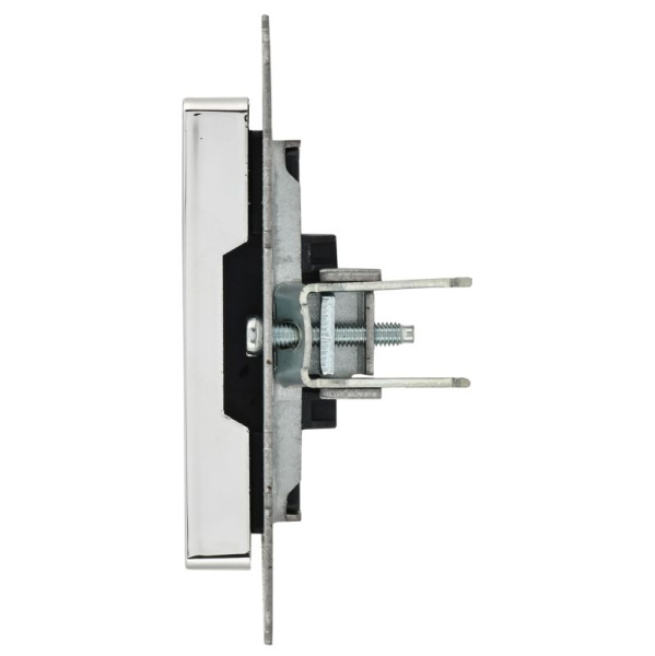 Заглушка BRITE МЗ10-БрГН с суппортом механизм метал. хром/никель IEK BR-PL10-M-K23