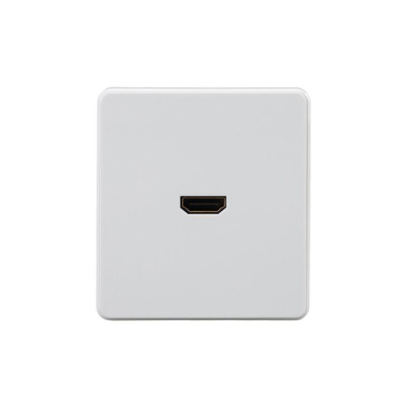 Розетка СП ROUND HDMI IP20 перламутр Kranz KR-78-0730-1
