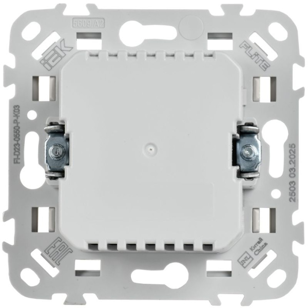 Светорегулятор проходной СП FLITE СС26-5-12-ФлС TRIAC 550Вт механизм сер. IEK FI-D23-0550-P-K03