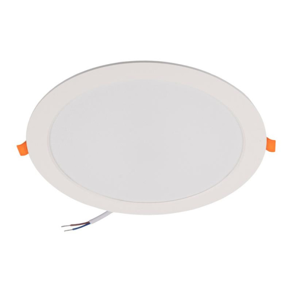 Светильник светодиодный PLED DL7 WH Downlight 24Вт 4000К IP54 220х26мм ДВО встраив. JazzWay 5042568