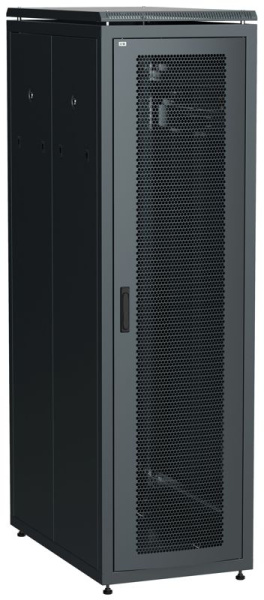 Шкаф сетевой LINEA N 42U 800х1000мм перфорир. передн. дверь; задн. перфорир. чер. ITK LN05-42U81-PP