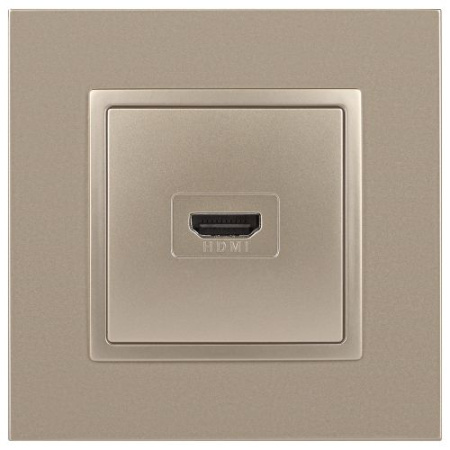 Розетка 14-3114-04 HDMI Elegance шампань ЭРА Б0034335