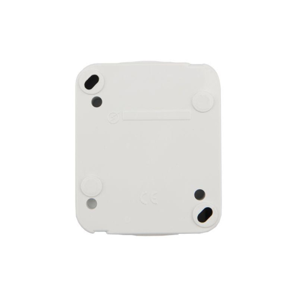 Розетка 1-м ОП Mini OG IP54 с заземл. бел. Kranz KR-78-0604