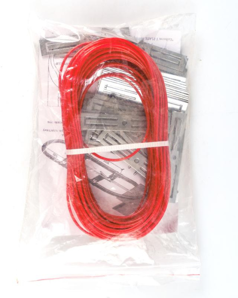Комплект крепежа в водосточную трубу в 2 нитки 20м (трос+крепежи) Extherm DRAIN/2
