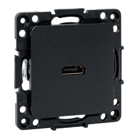 Розетка Стокгольм HDMI механизм черн. EKF EZA00-327-10