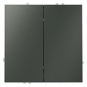 Переключатель проходной 2-кл. СП S70 10А механизм титан Voltum VLS020306