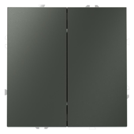 Переключатель проходной 2-кл. СП S70 10А механизм титан Voltum VLS020306