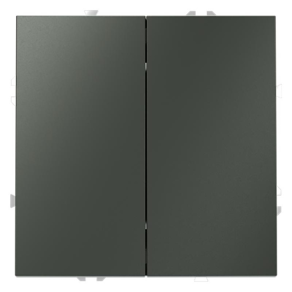 Переключатель проходной 2-кл. СП S70 10А механизм титан Voltum VLS020306