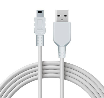 Шнур mini USB (male) - USB-A (male) 1.8м Rexant 18-1134