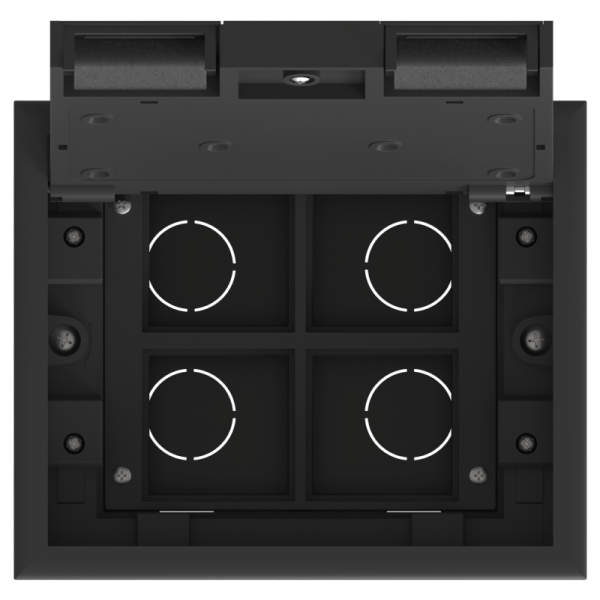 Люк MultiDesk MDK10 на 8мод. IP40 с монтажной коробкой для фальшпола SE MDK10108