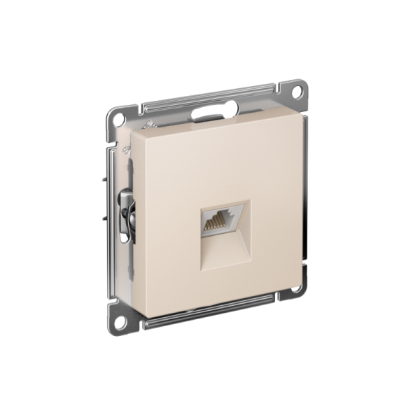 Розетка компьютерная AtlasDesign RJ45 кат.6A механизм беж. SE ATN000286