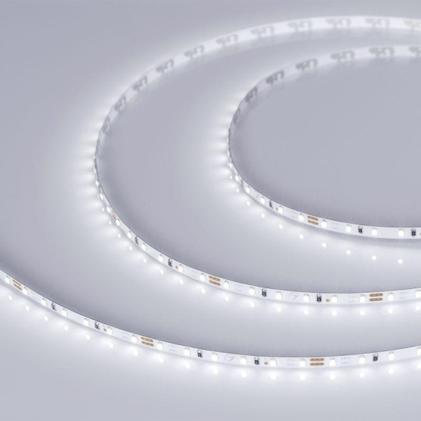 Лента светодиодная MICROLED-M120-4mm 24V White 6000К 9.6Вт/м IP20 2216 узкая (уп.5м) Arlight 024410(2)