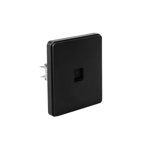 Розетка компьютерная СП ROUND MIELE RJ45 кат.6 оникс Kranz KR-78-0724-3