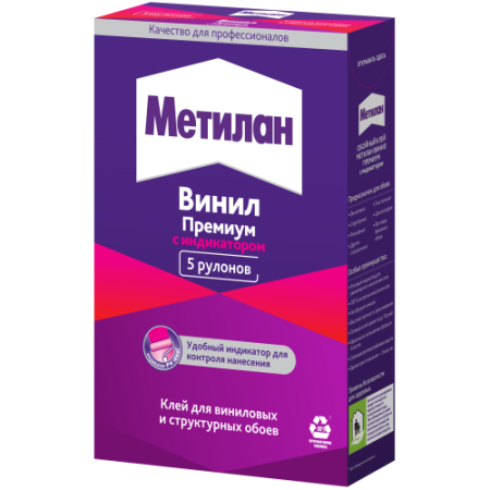 Клей обойный Метилан Винил Премиум 150г 1430090 Момент Б0025195