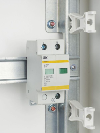 Ограничитель перенапряжения ОПС1-D 2P KARAT IEK MOP20-2-D