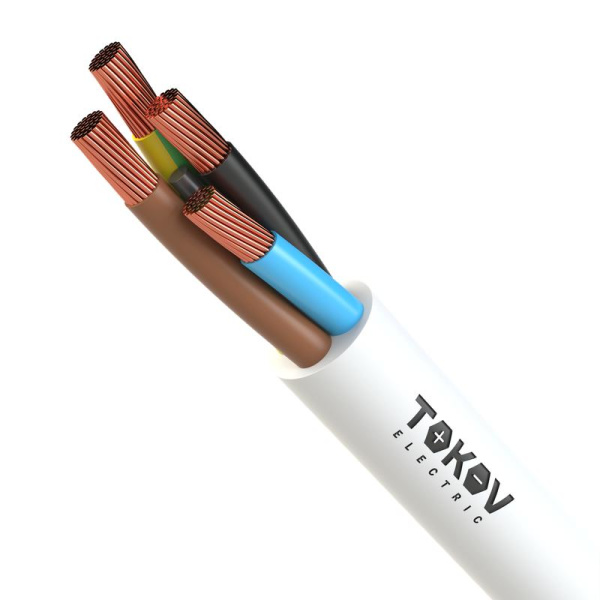 Провод TOKOV ELECTRIC ПВС 4х16(3х16+1х16) 380В Б (м) 1945502