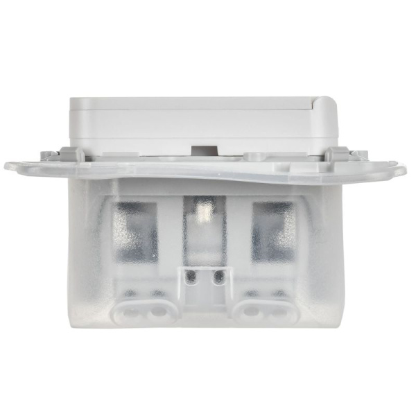 Розетка СП FLITE РСшкр11-1-44-ФлЖ 16А IP44 с заземл. с защ. шторками и крышкой безвинтовое крепление механизм жемчуж. IEK FI-R16-16-1-44-K36