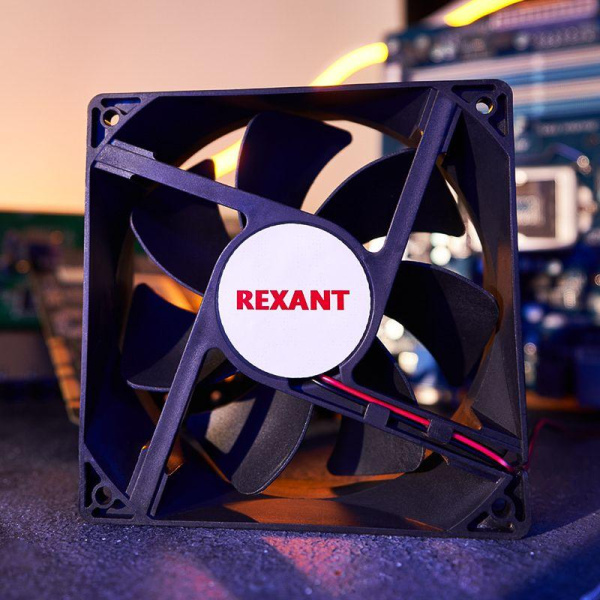 Вентилятор RX 12038MS 12 VDC Rexant 72-5121