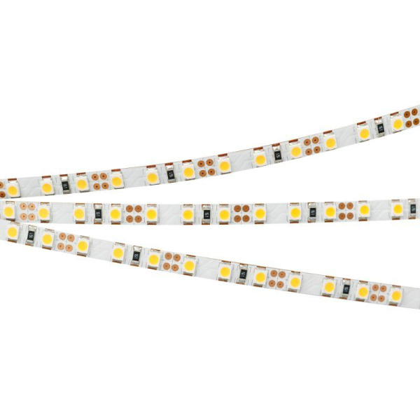 Лента светодиодная RT-A120-5mm 12V Warm 2400К 9.6Вт/м IP20 2835 (уп.5м) Arlight 018101(2)