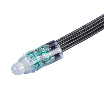 Модуль герметичный ARL-UVR-D12 12В RGB (0.3Вт IP67 90 deg) пластик (уп.500шт) Arlight 043430