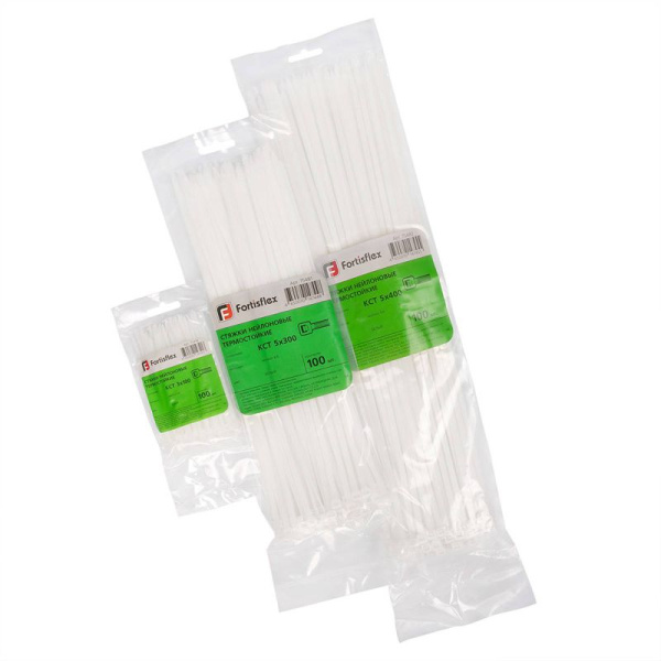 Хомут кабельный КСТ 5х200 нейл. (уп.100шт) Fortisflex 75480