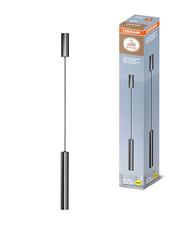 Светильник светодиодный TUBE SURFSP DLTB 12Вт 3000К тепл. бел. 800лм подвесной сер. OSRAM 4607194233106