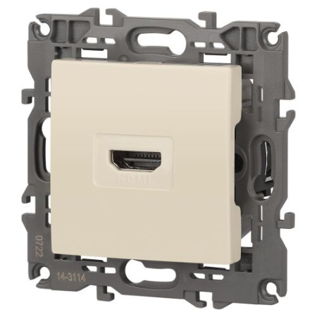 Розетка 14-3114-02 HDMI Elegance сл. кость ЭРА Б0034333